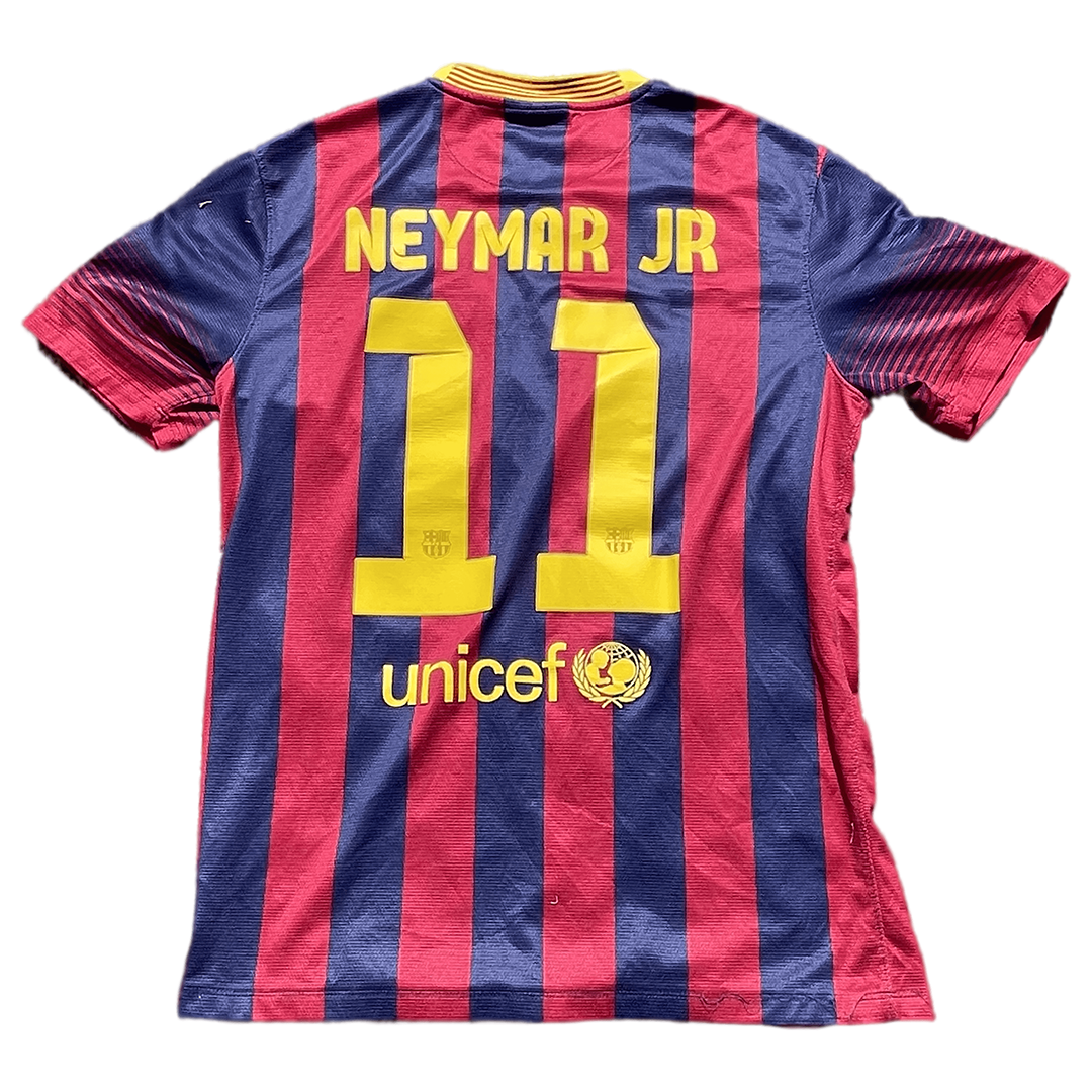 Barcelona 2013-14 Home Shirt Neymar #11 (Good) S – Classic Football Kit