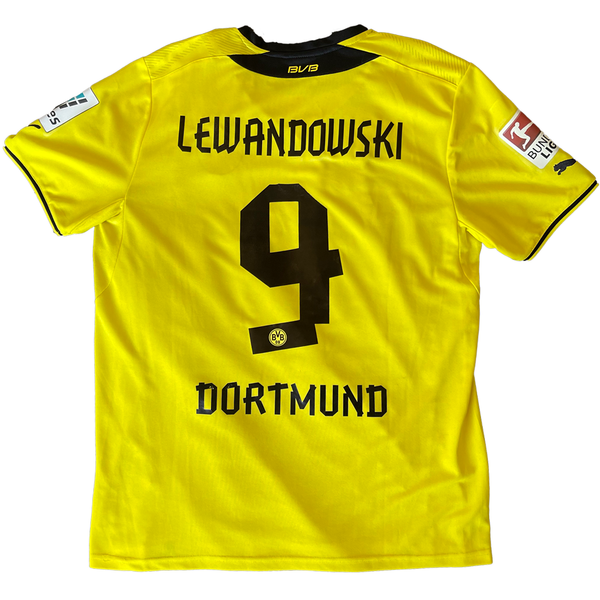 Borussia Dortmund 2013/14 Home Shirt (XL) - Lewandowski 9