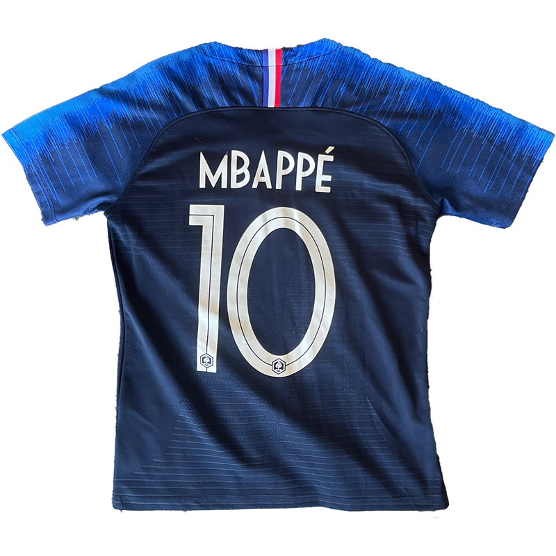 France 2018 Home Shirt (S) - Mbappé 7