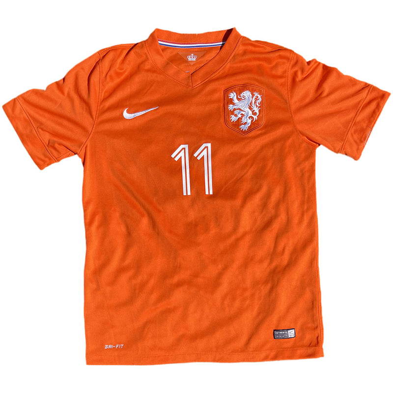 Netherlands 2014 Home Shirt (XL) - Robben 11